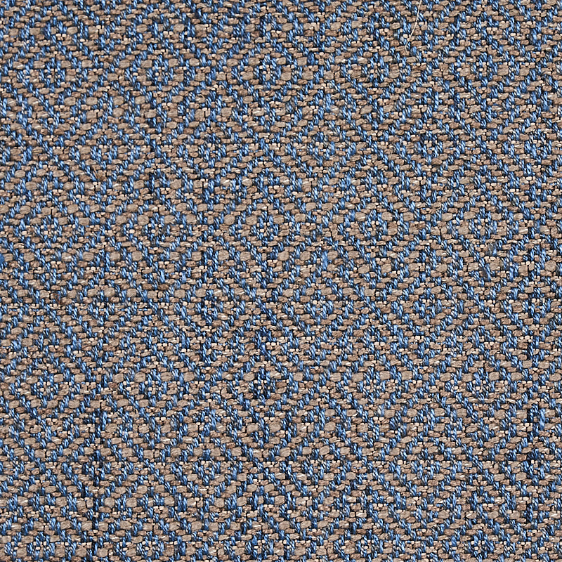 Schumacher Mamet Midnight Fabric - Eade's Wallpaper