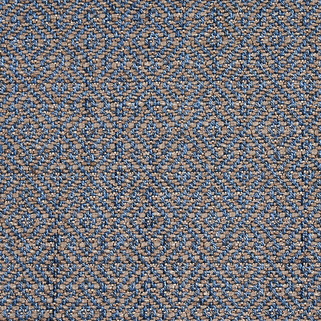 Schumacher Mamet Midnight Fabric - Eade's Wallpaper