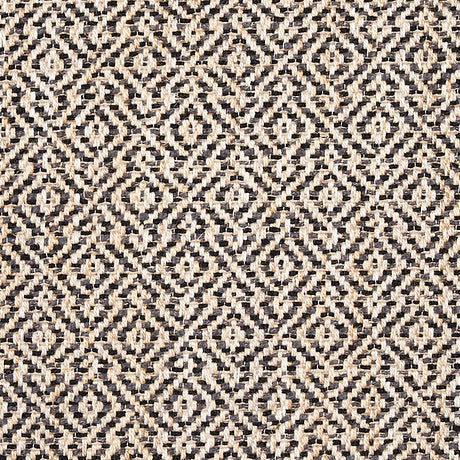 Schumacher Mamet Coal Fabric - Eade's Wallpaper
