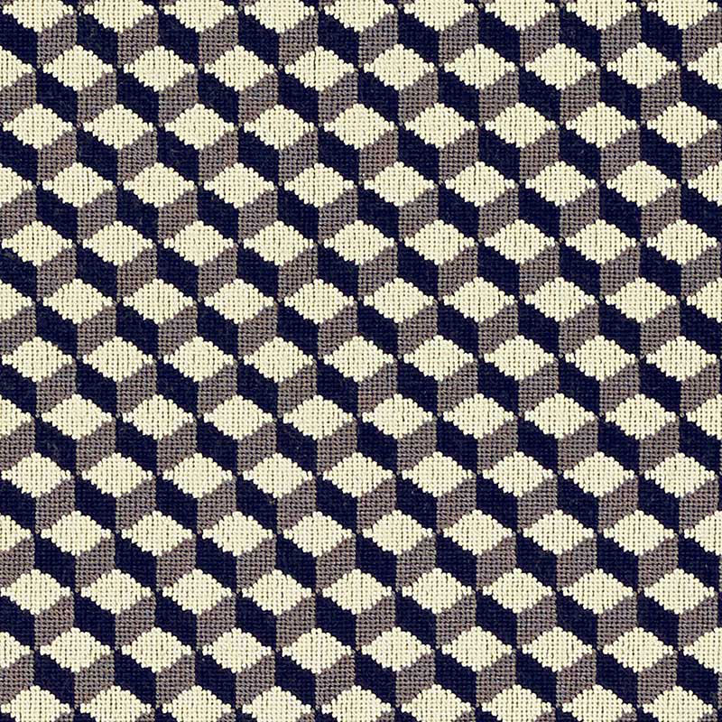 Schumacher Atwood Épinglé Truffle Fabric