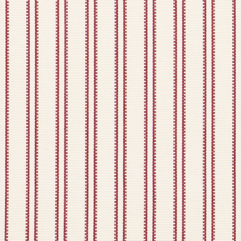 Schumacher Morrison Red Fabric - Eade's Wallpaper