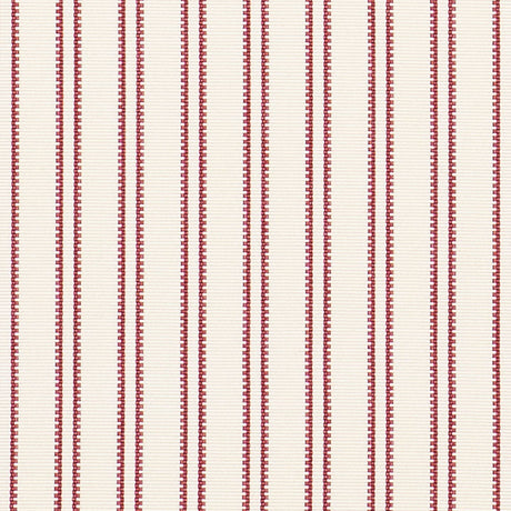 Schumacher Morrison Red Fabric - Eade's Wallpaper