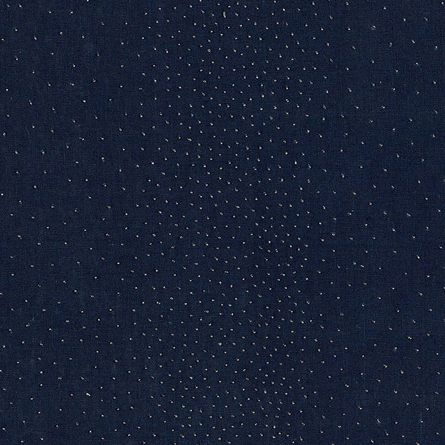 Schumacher Northern Lights Midnight Fabric - Eade's Wallpaper
