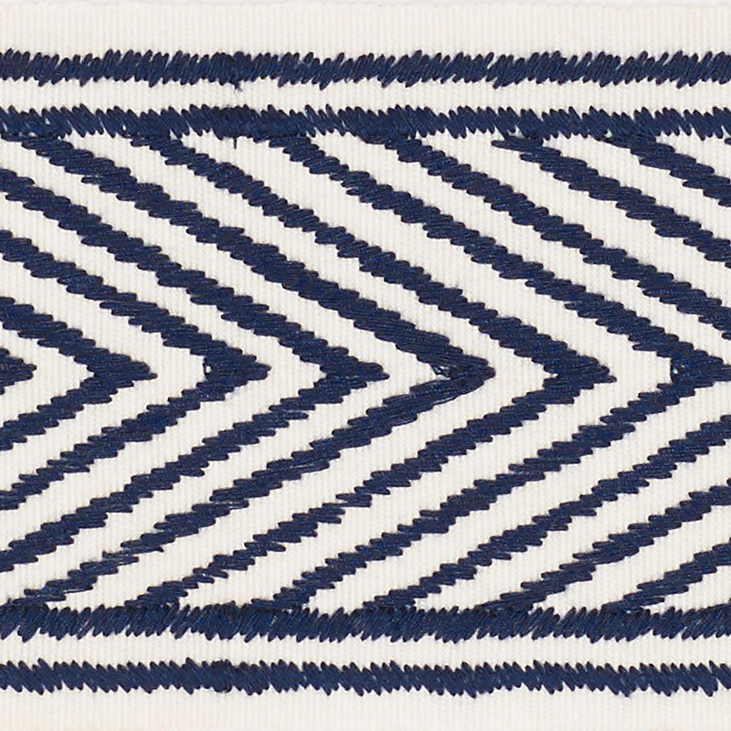 Schumacher 69962 NICHOLSON TAPE in NAVY Trim - CLIQUE
