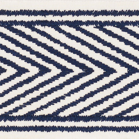 Schumacher 69962 NICHOLSON TAPE in NAVY Trim - CLIQUE