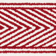 Schumacher 69963 NICHOLSON TAPE in ROUGE Trim - CLIQUE