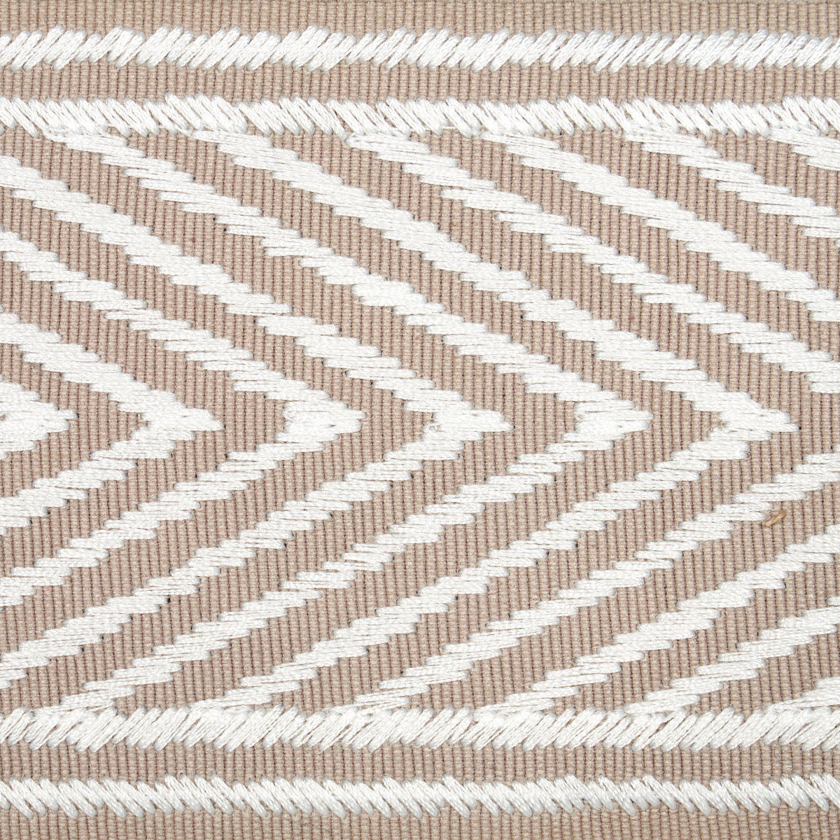 Schumacher 69967 NICHOLSON  TAPE in LINEN Trim - EMBROIDERED