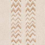 Schumacher Kudu Stripe Sand Fabric - Eade's Wallpaper
