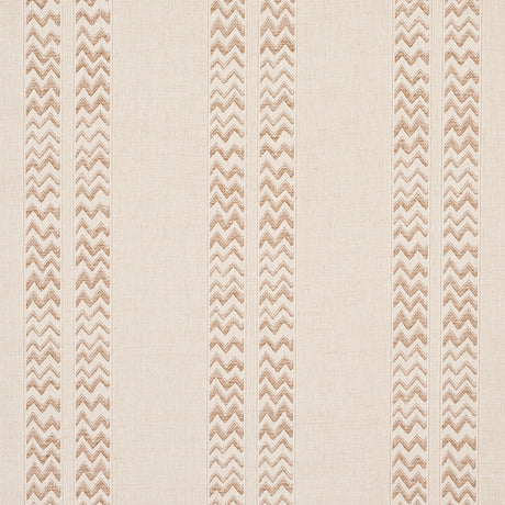 Schumacher Kudu Stripe Sand Fabric - Eade's Wallpaper
