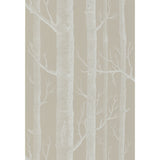 COLE & SON 69/12149.CS.0 WOODS WHITE/TAUPE Wallpaper - Eade's Wallpaper