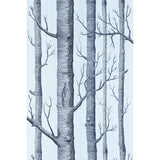 COLE & SON 69/12150.CS.0 WOODS CHOC/SILVER Wallpaper - Eade's Wallpaper