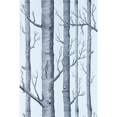 COLE & SON 69/12150.CS.0 WOODS CHOC/SILVER Wallpaper - Eade's Wallpaper