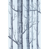COLE & SON 69/12150.CS.0 WOODS CHOC/SILVER Wallpaper - Eade's Wallpaper