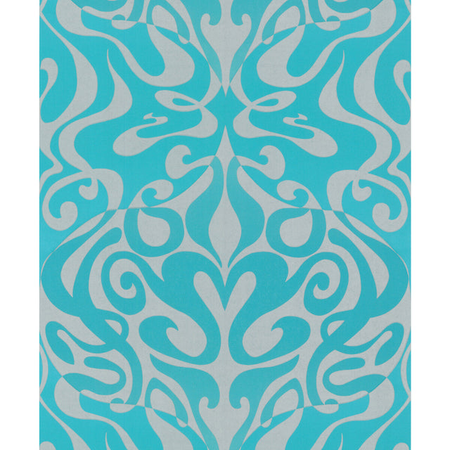 COLE & SON 69/7128.CS.0 WOODSTOCK AQUA Wallpaper - Eade's Wallpaper