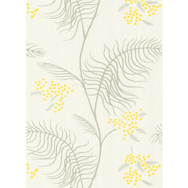 COLE & SON 69/8132.CS.0 MIMOSA WHITE Wallpaper - Eade's Wallpaper