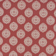 Schumacher 70204 OLANA LINEN EMBROIDERY in TUSCAN RED Fabric