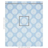 Schumacher Olana Linen Embroidery Sky Fabric - Eade's Wallpaper