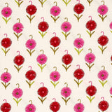 Schumacher 70211 AVODICA EMBROIDERY in AZALEA Fabric - CONTE