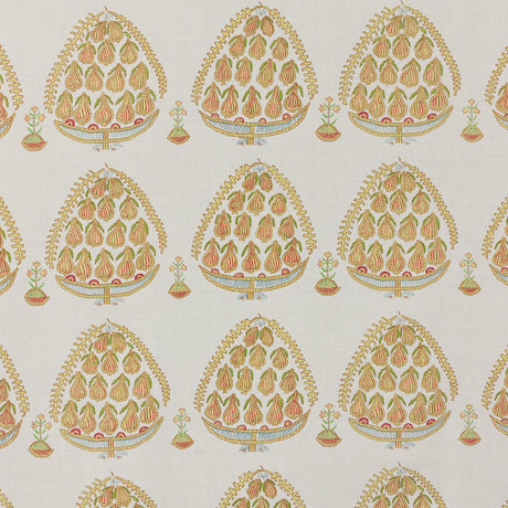 Schumacher 702N78 FIG in MAIZE Fabric - RAOUL TEXTILES