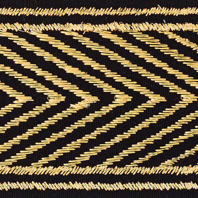 Schumacher 70360 NICHOLSON METALLIC TAPE in GILT Trim - REGI