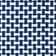 Schumacher Nolita Embroidery Navy Fabric - Eade's Wallpaper