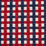 Schumacher Crosstown Red/Navy Fabric