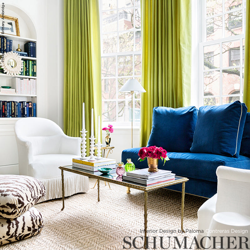 Schumacher 70408 INCOMPARABLE MOIRÃ‰ in SPRING Fabric - PERF