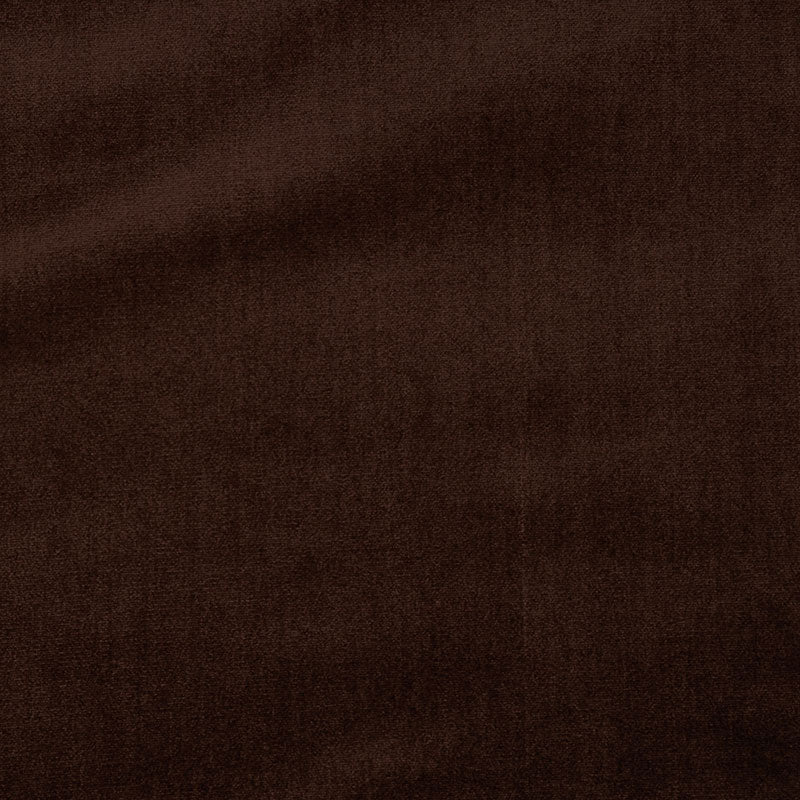 Schumacher Venetian Silk Velvet Espresso Fabric - Eade's Wallpaper