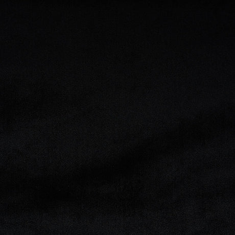 Schumacher Venetian Silk Velvet Black Fabric - Eade's Wallpaper