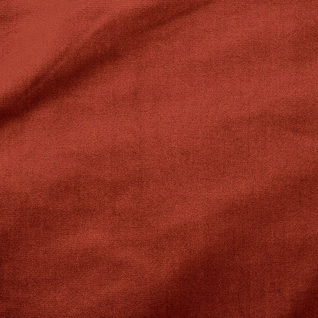 Schumacher Venetian Silk Velvet Red Ochre Fabric - Eade's Wallpaper