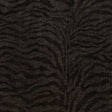 Schumacher Tiger Chenille Charcoal Fabric - Eade's Wallpaper