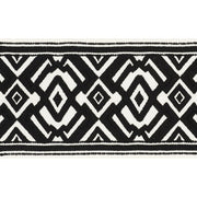 Schumacher 70661 AVALON TAPE in BLACK ON IVORY Trim - COUTUR
