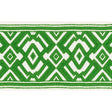 Schumacher 70663 AVALON TAPE in GREEN Trim - COUTURE TRIMS