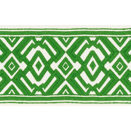 Schumacher 70663 AVALON TAPE in GREEN Trim - COUTURE TRIMS