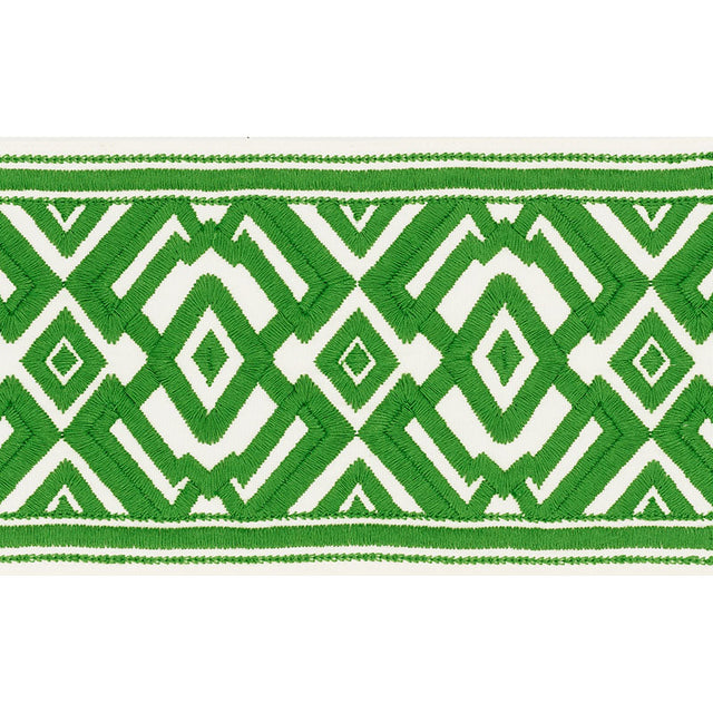 Schumacher 70663 AVALON TAPE in GREEN Trim - COUTURE TRIMS