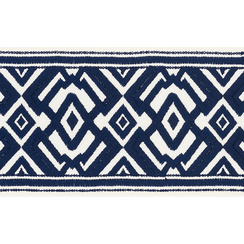 Schumacher 70664 AVALON TAPE in BLUE Trim - COUTURE TRIMS