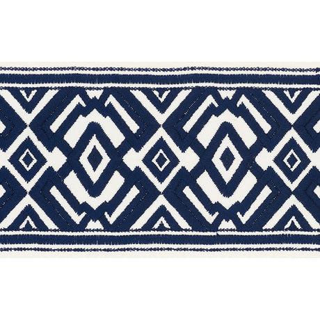 Schumacher 70664 AVALON TAPE in BLUE Trim - COUTURE TRIMS