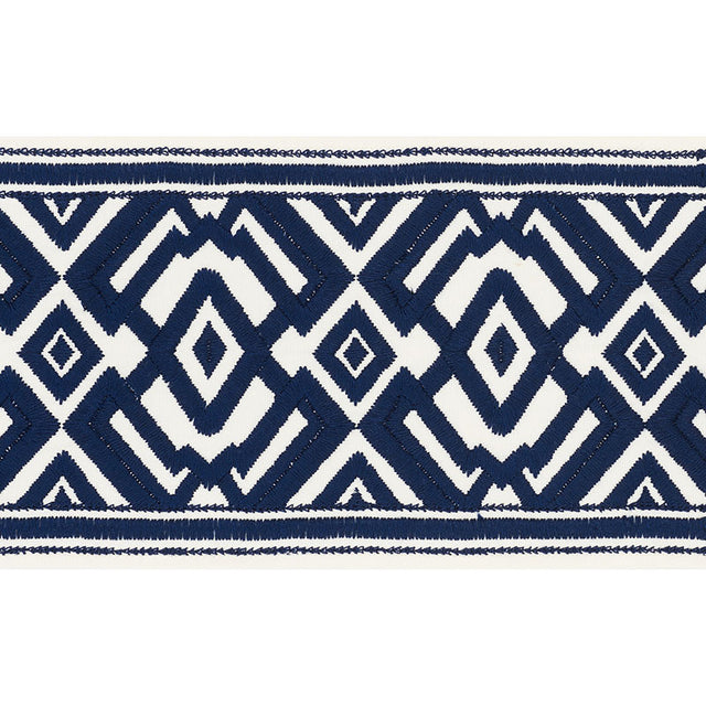 Schumacher 70664 AVALON TAPE in BLUE Trim - COUTURE TRIMS