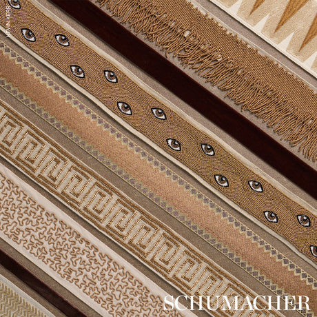Schumacher 70680 HAYWORTH TAPE in PALE GOLD Trim - COUTURE T
