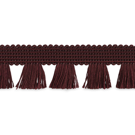 Schumacher 70723 BELL FRINGE in WINE Trim - COUTURE TRIMS