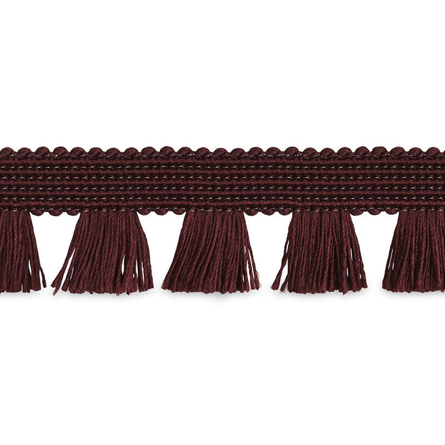 Schumacher 70723 BELL FRINGE in WINE Trim - COUTURE TRIMS