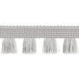 Schumacher 70725 BELL FRINGE in SILVER Trim - COUTURE TRIMS