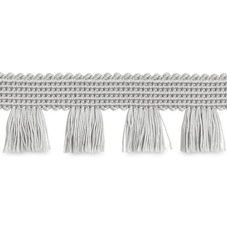 Schumacher 70725 BELL FRINGE in SILVER Trim - COUTURE TRIMS