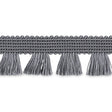 Schumacher 70727 BELL FRINGE in GREY Trim - COUTURE TRIMS