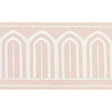 Schumacher 70774 ARCHES EMBROIDERED TAPE WIDE in BLUSH Trim 