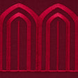 Schumacher 70778 ARCHES EMBROIDERED TAPE WIDE in RED Trim - 