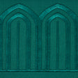 Schumacher 70779 ARCHES EMBROIDERED TAPE WIDE in EMERALD Tri