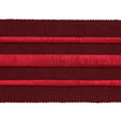 Schumacher 70781 MILITARY STRIPE  TAPE in RED ON BURGUNDY Tr
