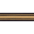 Schumacher 70784 MILITARY STRIPE  TAPE in GOLD ON BLACK Trim