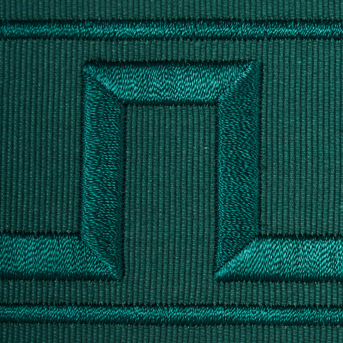 Schumacher 70804 GREEK KEY EMBROIDERED TAPE in EMERALD Trim 